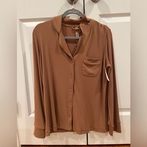 Skims long sleeve sleep top NWT